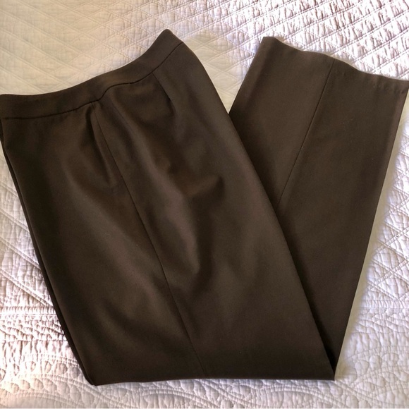 Lafayette 148 New York Women's Dark Brown Dress Pants